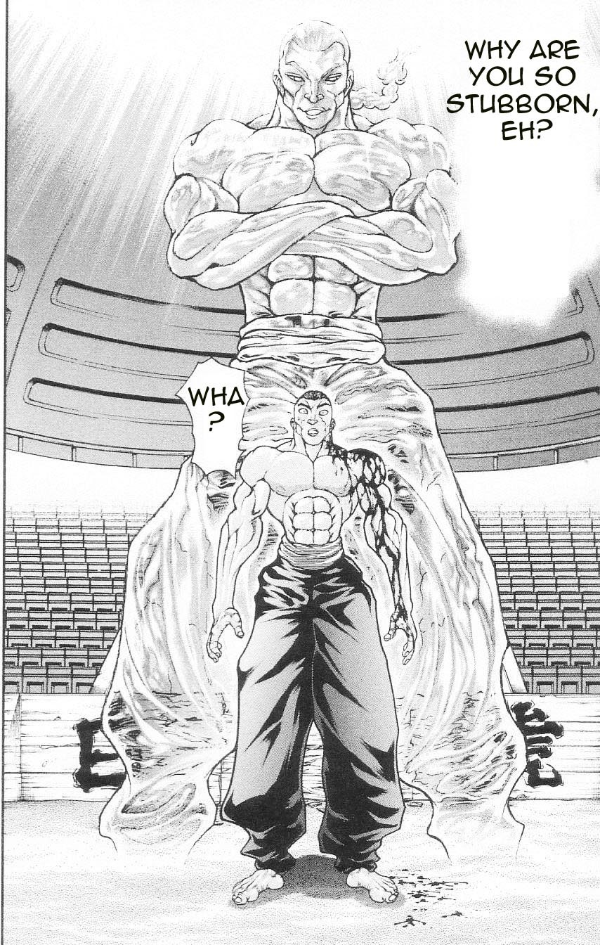 Hanma Baki Chapter 13.97 page 34 - Vol.13 Chapter 97: I Can't Let Go