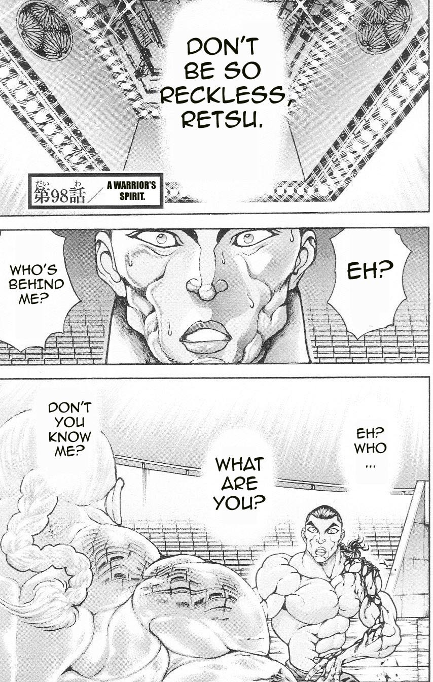 Hanma Baki Chapter 13.97 page 35 - Vol.13 Chapter 97: I Can't Let Go