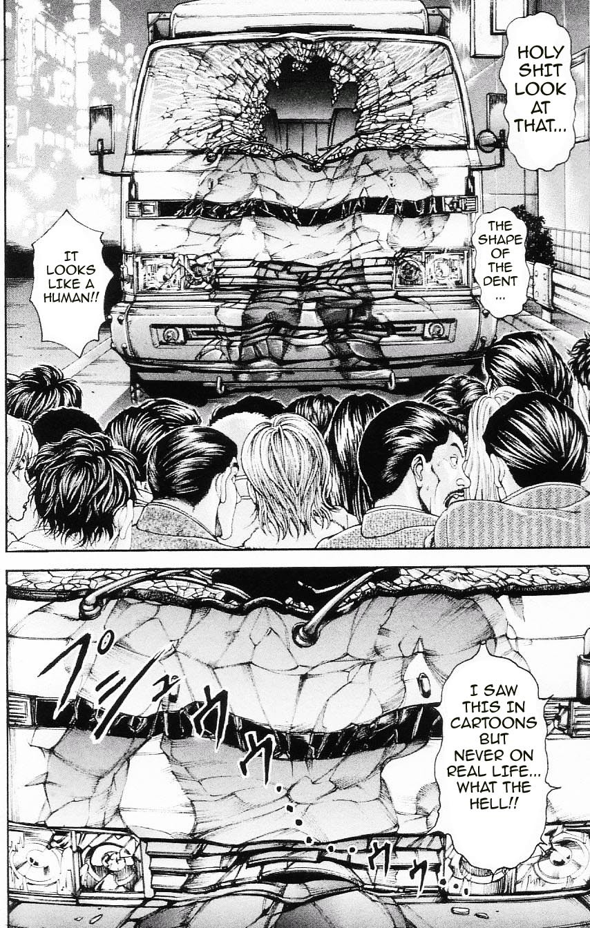 Hanma Baki Chapter 14.105 page 21 - Vol.14 Chapter 105: On the Prowl