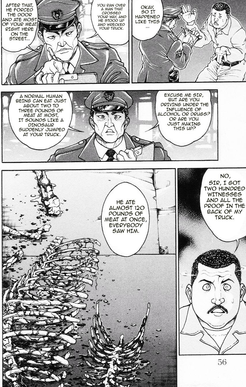 Hanma Baki Chapter 14.107 page 12 - Vol.14 Chapter 107: Extending His Power