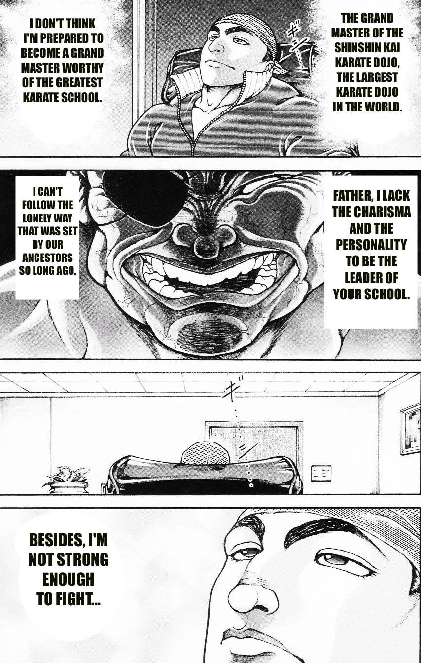 Hanma Baki Chapter 14.107 page 9 - Vol.14 Chapter 107: Extending His Power