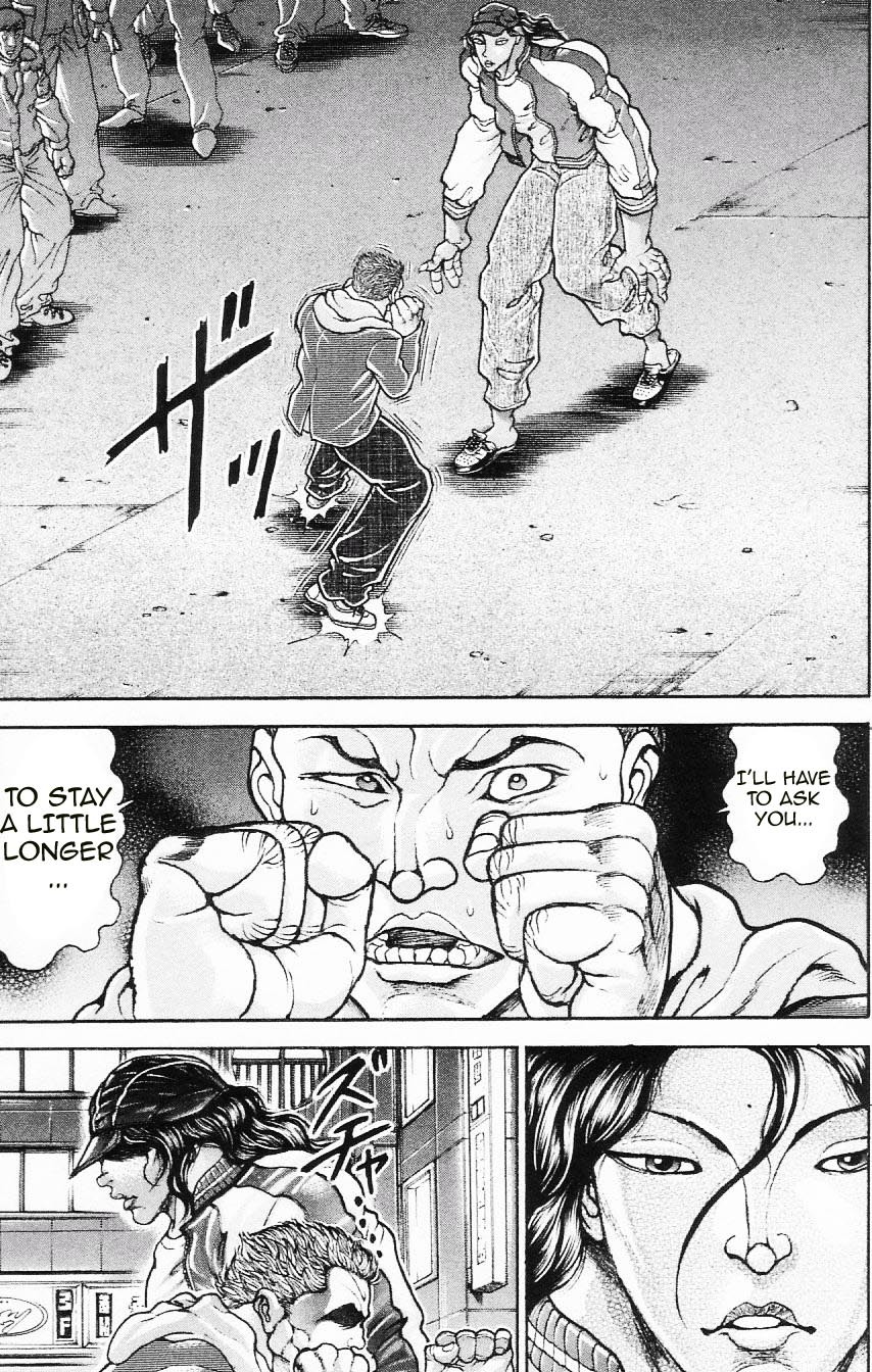 Hanma Baki Chapter 14.110 page 7 - Vol.14 Chapter 110: Stopping Traffic