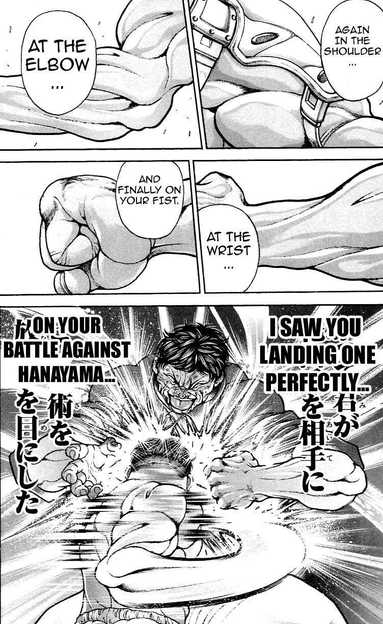 Hanma Baki Chapter 15.116 page 18 - Vol.15 Chapter 116: Self Control