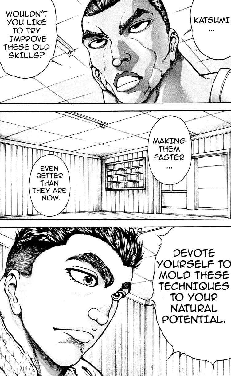 Hanma Baki Chapter 15.116 page 22 - Vol.15 Chapter 116: Self Control