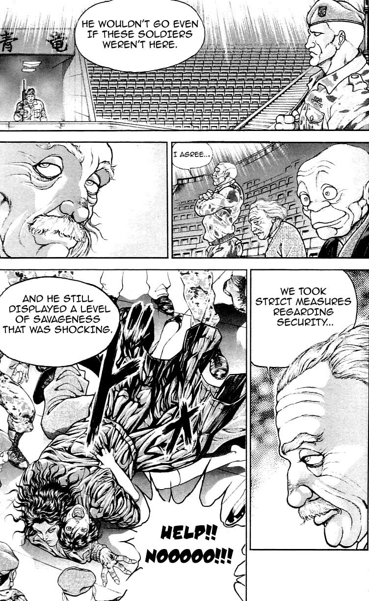 Hanma Baki Chapter 15.117 page 10 - Vol.15 Chapter 117: Oasis