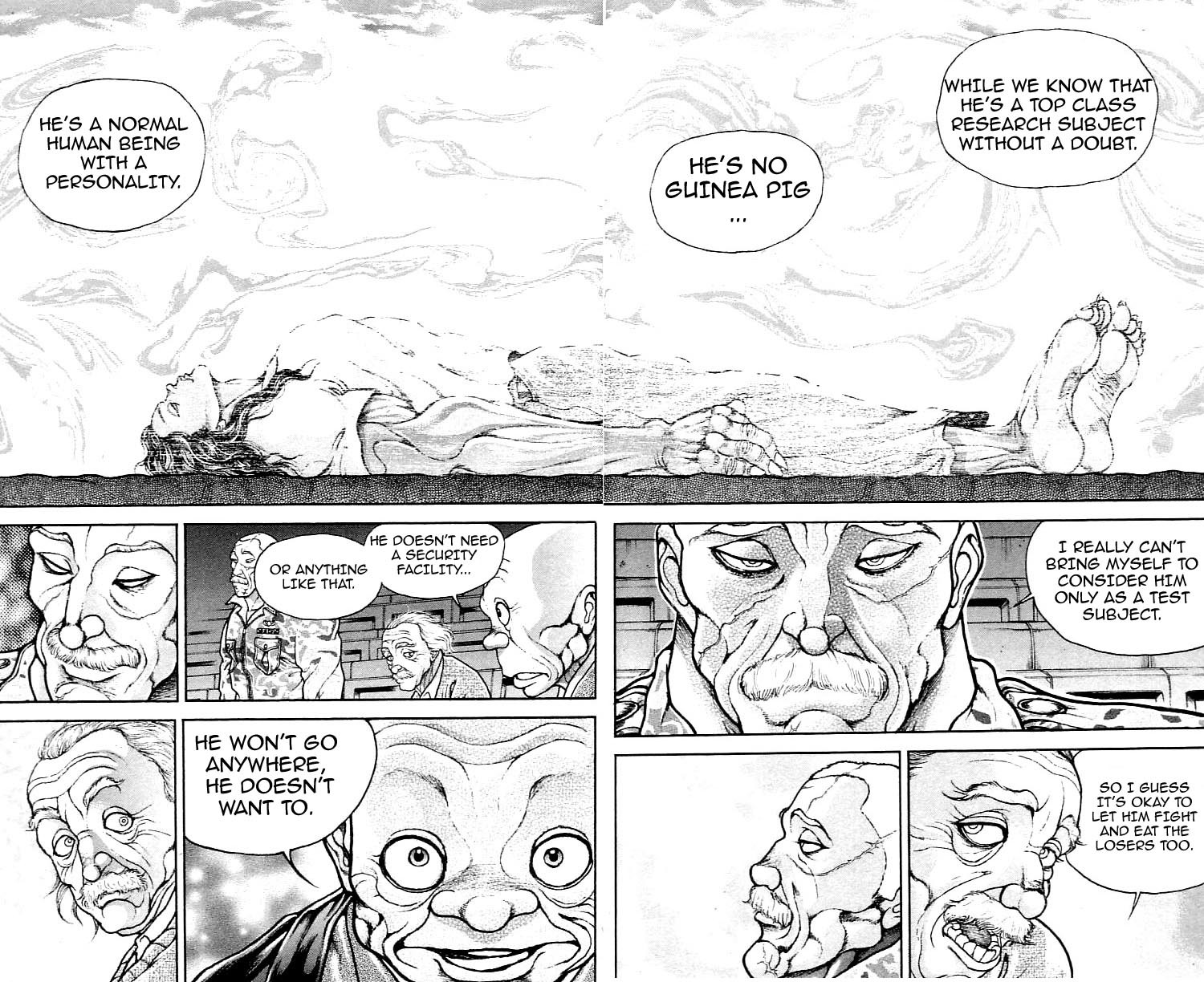 Hanma Baki Chapter 15.117 page 6 - Vol.15 Chapter 117: Oasis