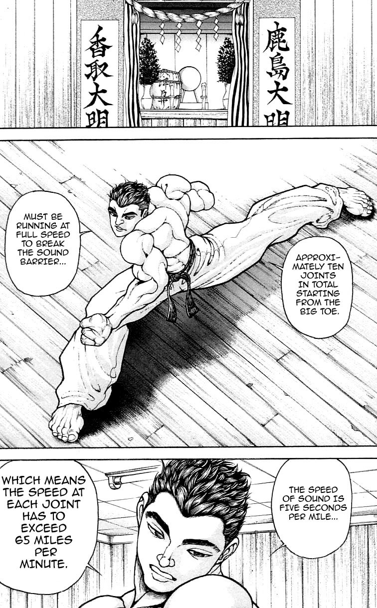 Hanma Baki Chapter 15.118 page 9 - Vol.15 Chapter 118: Supersonic Speed