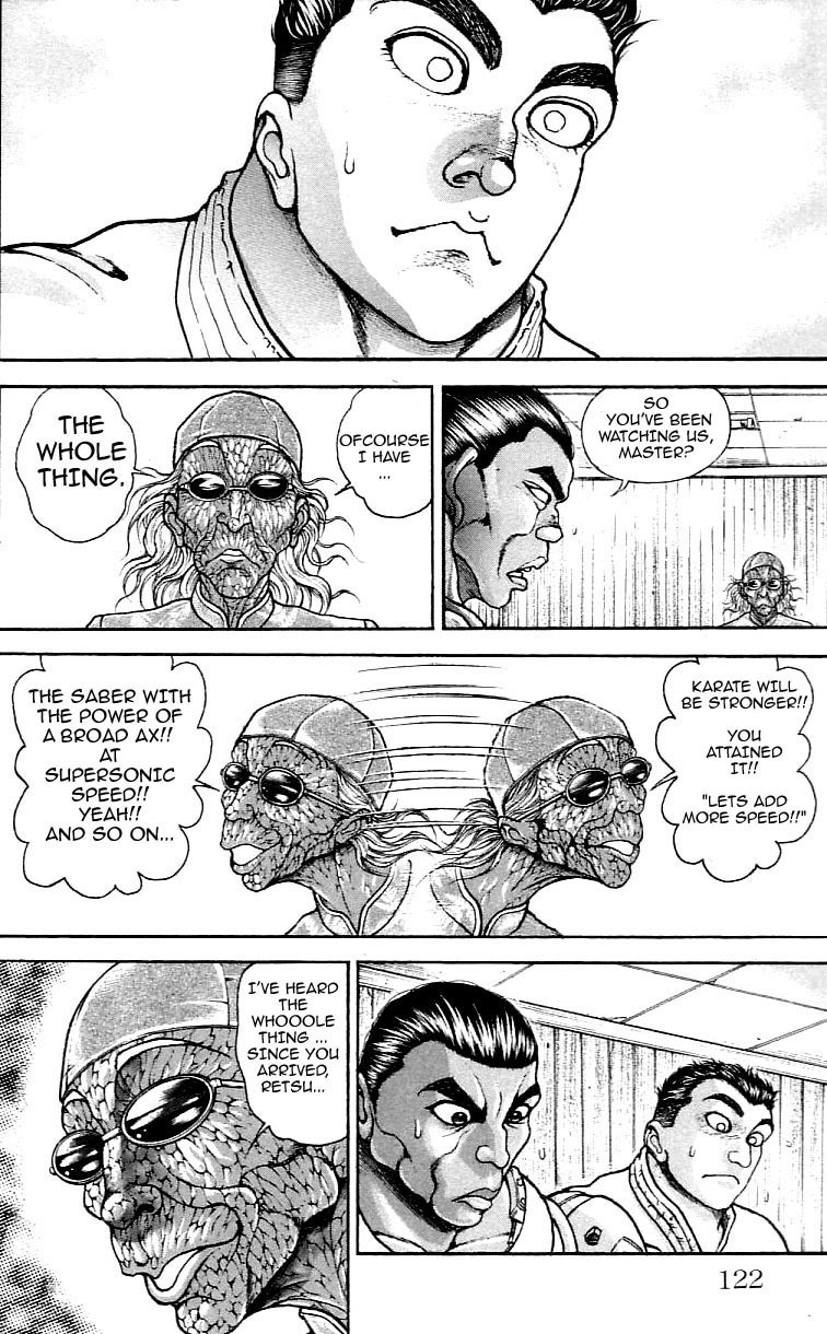 Hanma Baki Chapter 15.119 page 12 - Vol.15 Chapter 119: The Perfect Technique