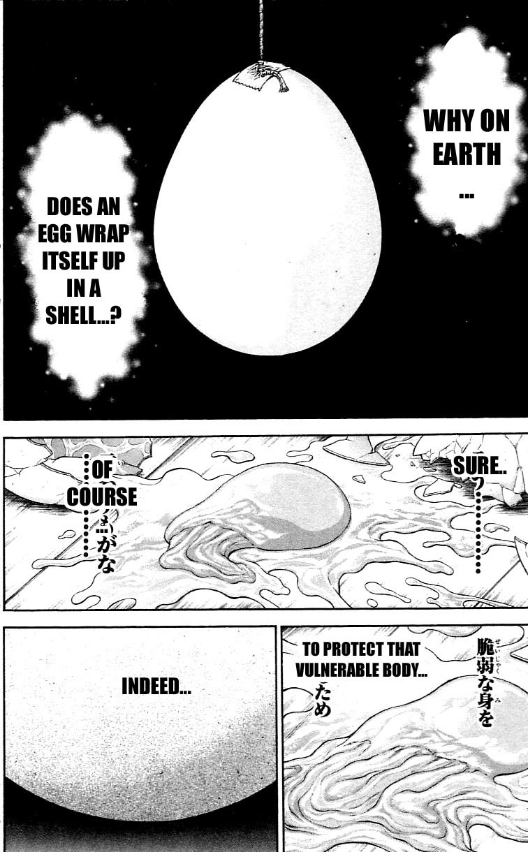 Hanma Baki Chapter 15.120 page 12 - Vol.15 Chapter 120: The Thirst for Survival