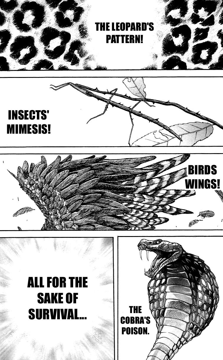 Hanma Baki Chapter 15.120 page 15 - Vol.15 Chapter 120: The Thirst for Survival