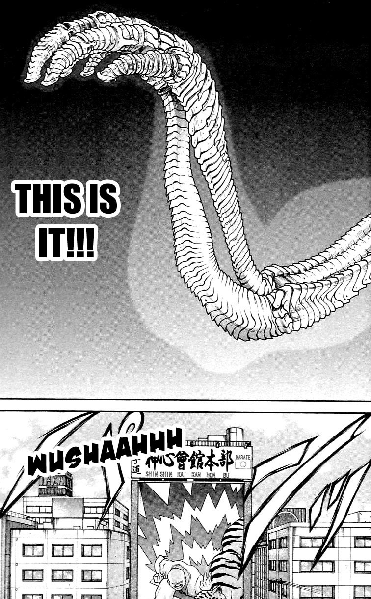 Hanma Baki Chapter 15.120 page 19 - Vol.15 Chapter 120: The Thirst for Survival