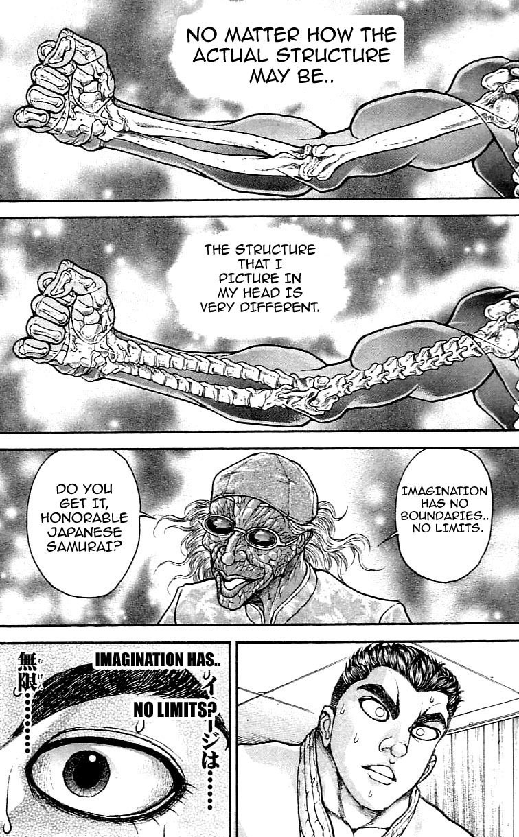 Hanma Baki Chapter 15.120 page 6 - Vol.15 Chapter 120: The Thirst for Survival