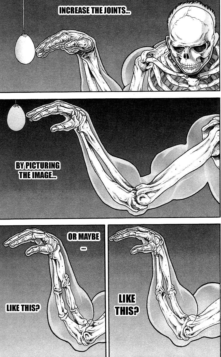 Hanma Baki Chapter 15.120 page 9 - Vol.15 Chapter 120: The Thirst for Survival