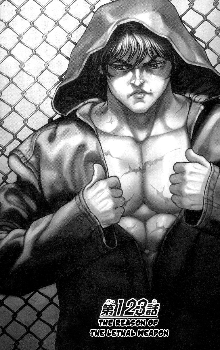 Hanma Baki Chapter 16.123 page 7 - Vol.16 Chapter 123: The Reason of the Lethal Weapon