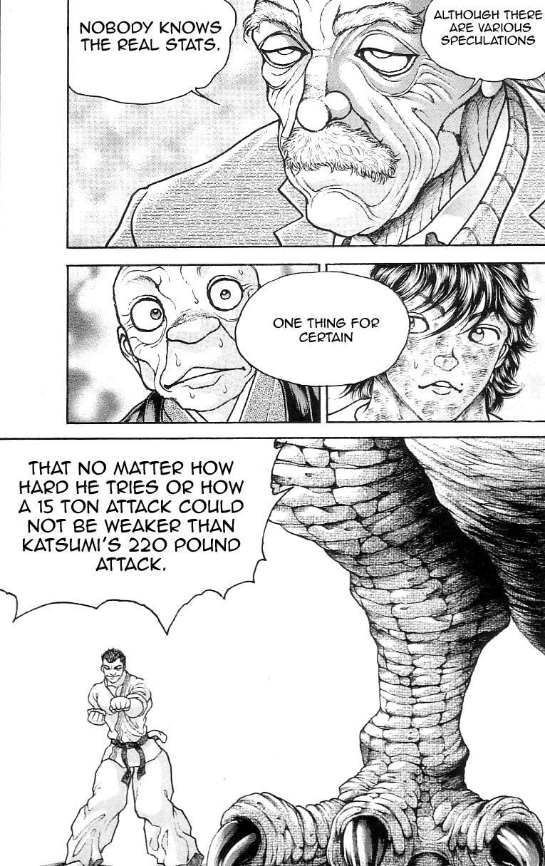 Hanma Baki Chapter 16.129 page 10 - Vol.16 Chapter 129: The Weight Difference