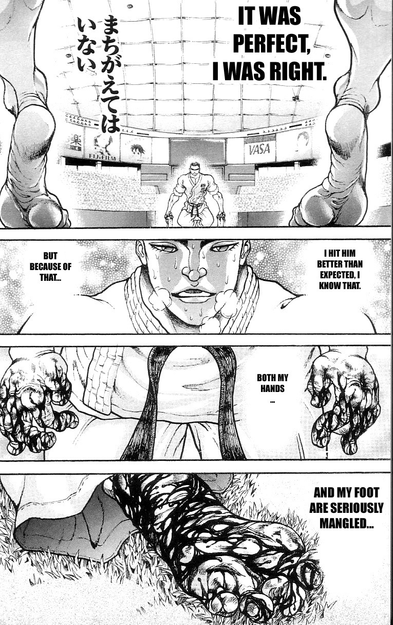 Hanma Baki Chapter 16.129 page 13 - Vol.16 Chapter 129: The Weight Difference