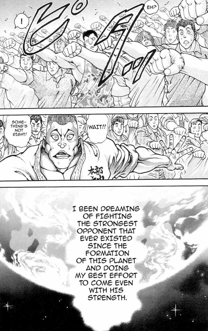 Hanma Baki Chapter 17.132 page 12 - Vol.17 Chapter 132: A victory roar