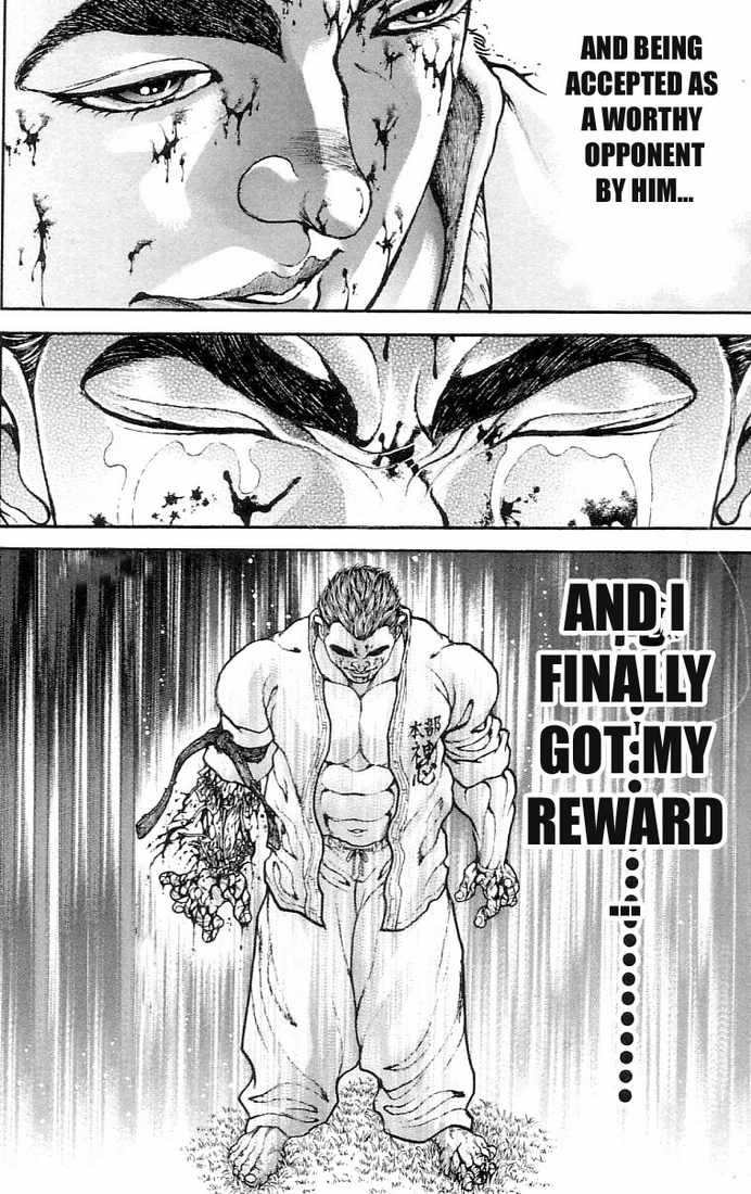 Hanma Baki Chapter 17.132 page 13 - Vol.17 Chapter 132: A victory roar