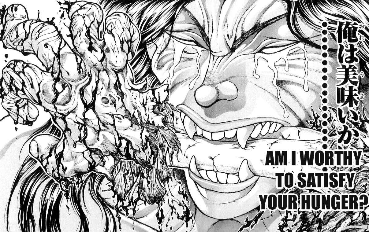 Hanma Baki Chapter 17.132 page 21 - Vol.17 Chapter 132: A victory roar