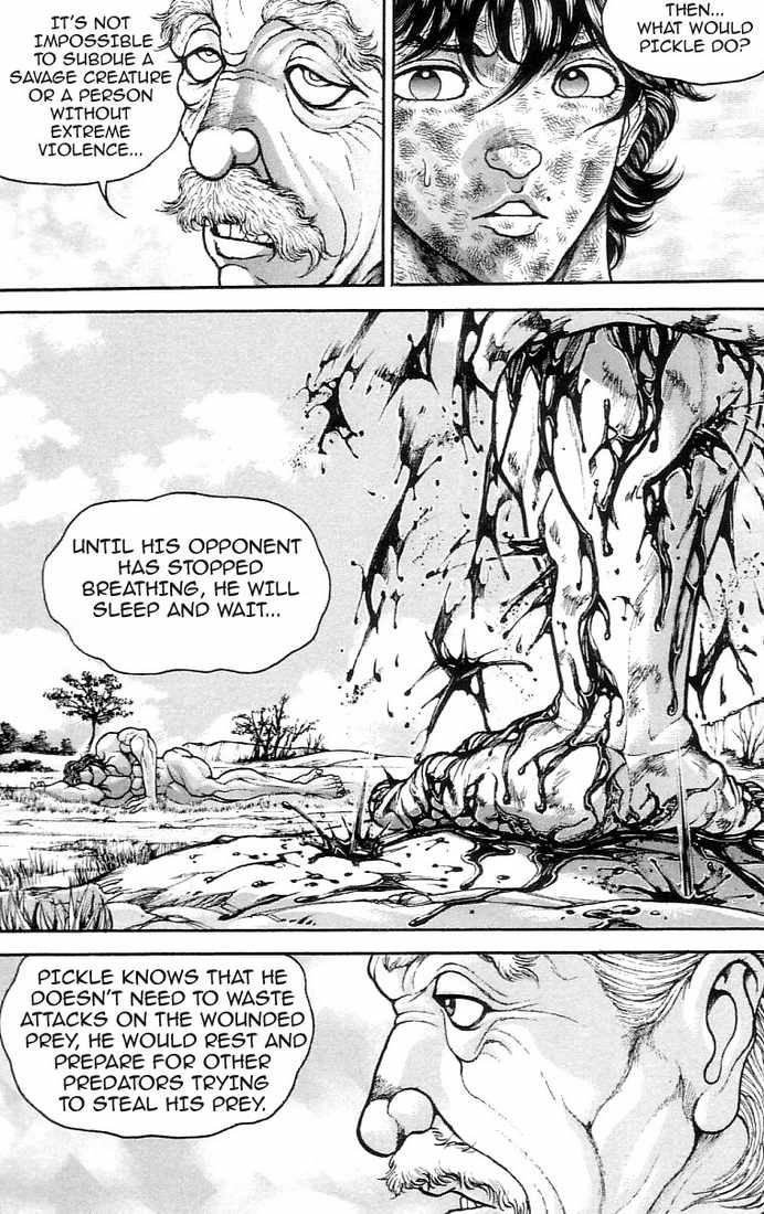 Hanma Baki Chapter 17.132 page 8 - Vol.17 Chapter 132: A victory roar