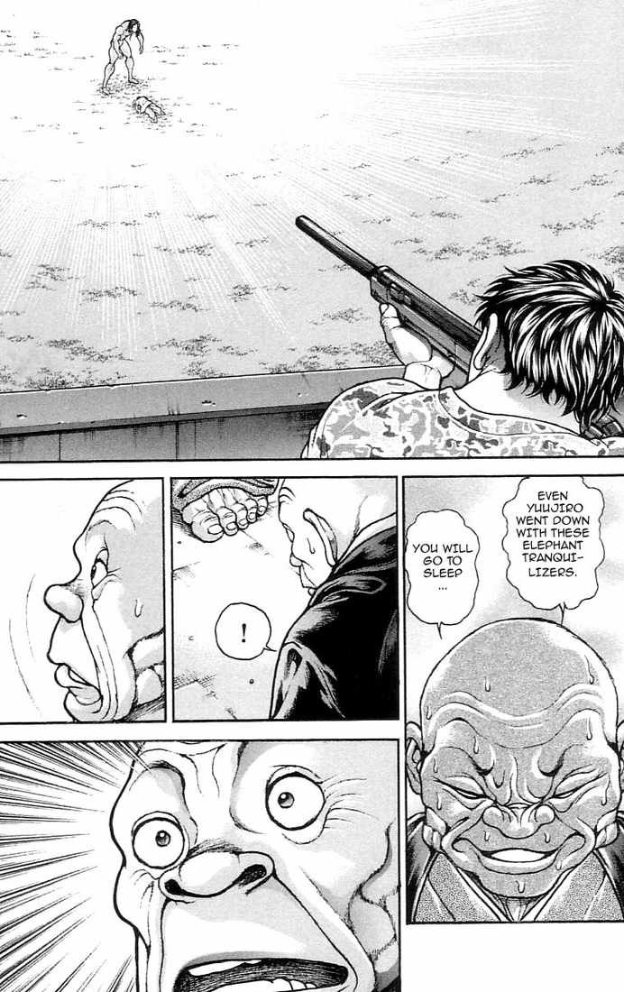 Hanma Baki Chapter 17.133 page 11 - Vol.17 Chapter 133: His hands clasped in prayer