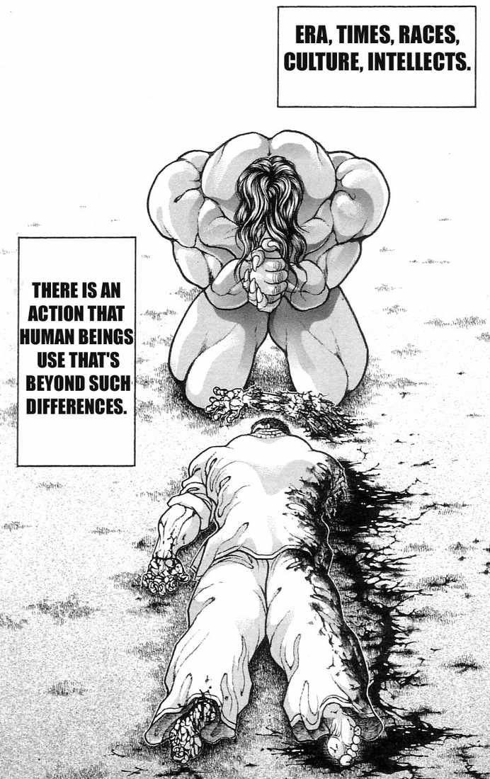 Hanma Baki Chapter 17.133 page 17 - Vol.17 Chapter 133: His hands clasped in prayer