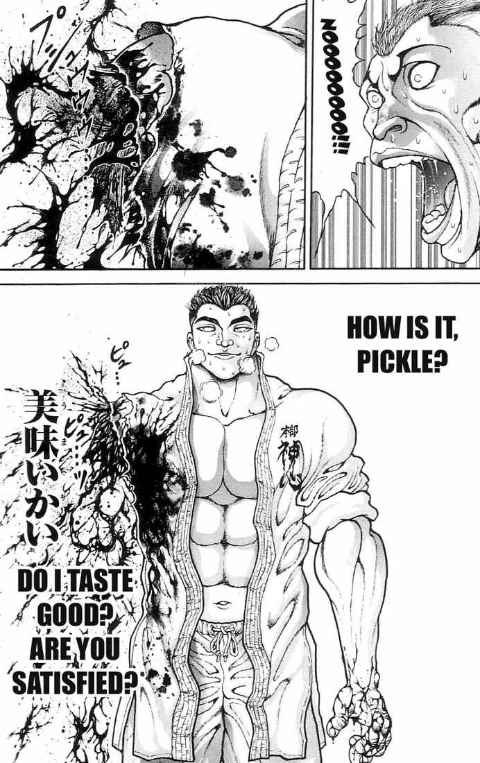 Hanma Baki Chapter 17.133 page 3 - Vol.17 Chapter 133: His hands clasped in prayer