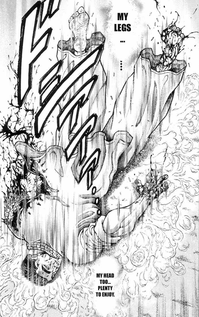 Hanma Baki Chapter 17.133 page 6 - Vol.17 Chapter 133: His hands clasped in prayer