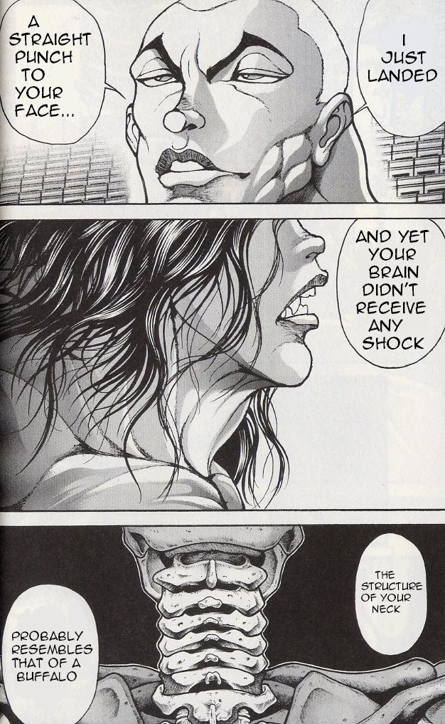 Hanma Baki Chapter 18.140 page 12 - Vol.18 Chapter 140: Tooth vs Fang