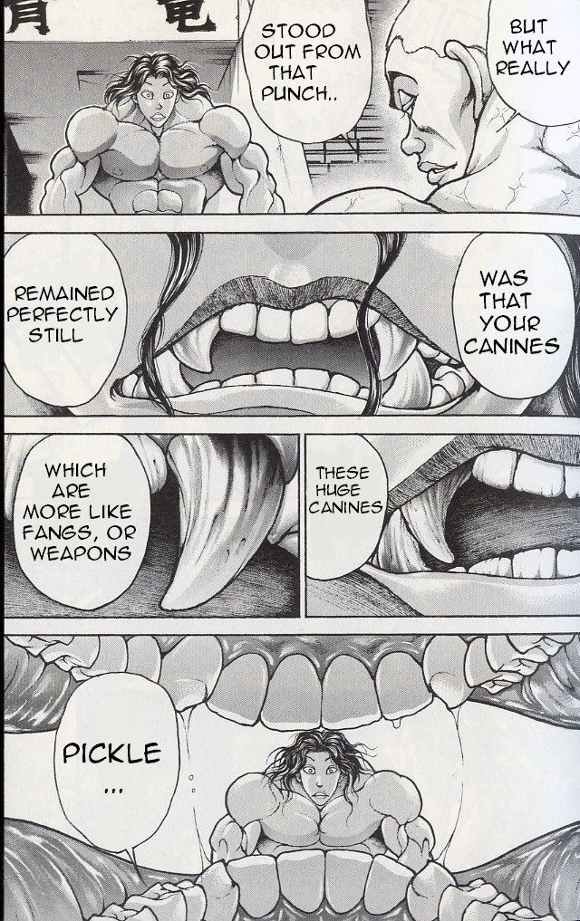 Hanma Baki Chapter 18.140 page 13 - Vol.18 Chapter 140: Tooth vs Fang