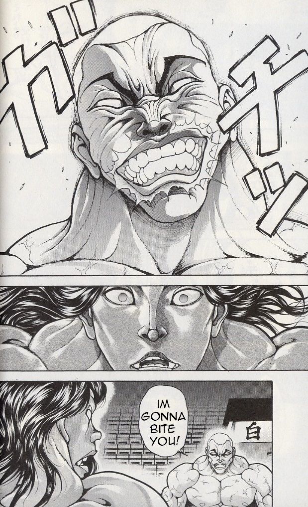 Hanma Baki Chapter 18.140 page 14 - Vol.18 Chapter 140: Tooth vs Fang