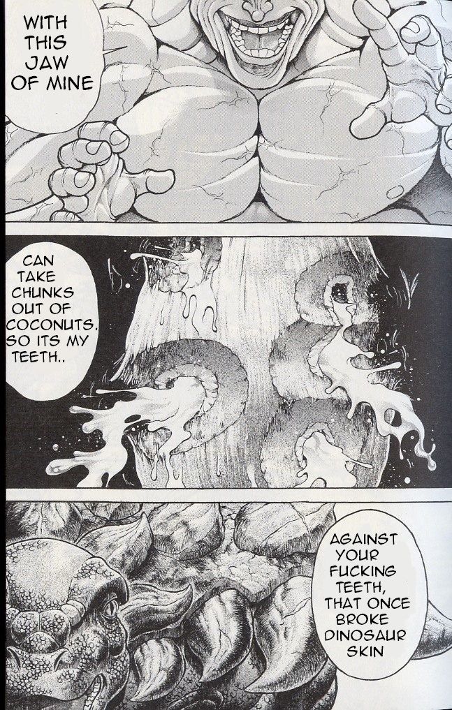 Hanma Baki Chapter 18.140 page 15 - Vol.18 Chapter 140: Tooth vs Fang
