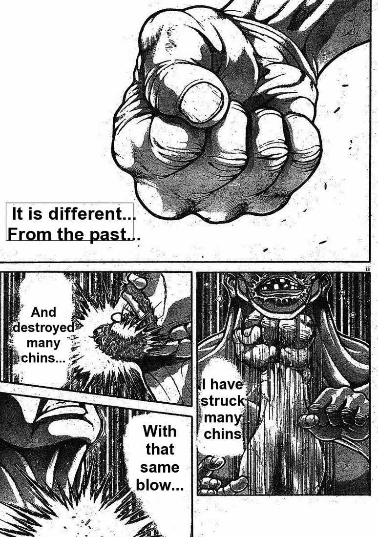 Hanma Baki Chapter 18.142 page 13 - Vol.18 Chapter 142: Strongest Blow