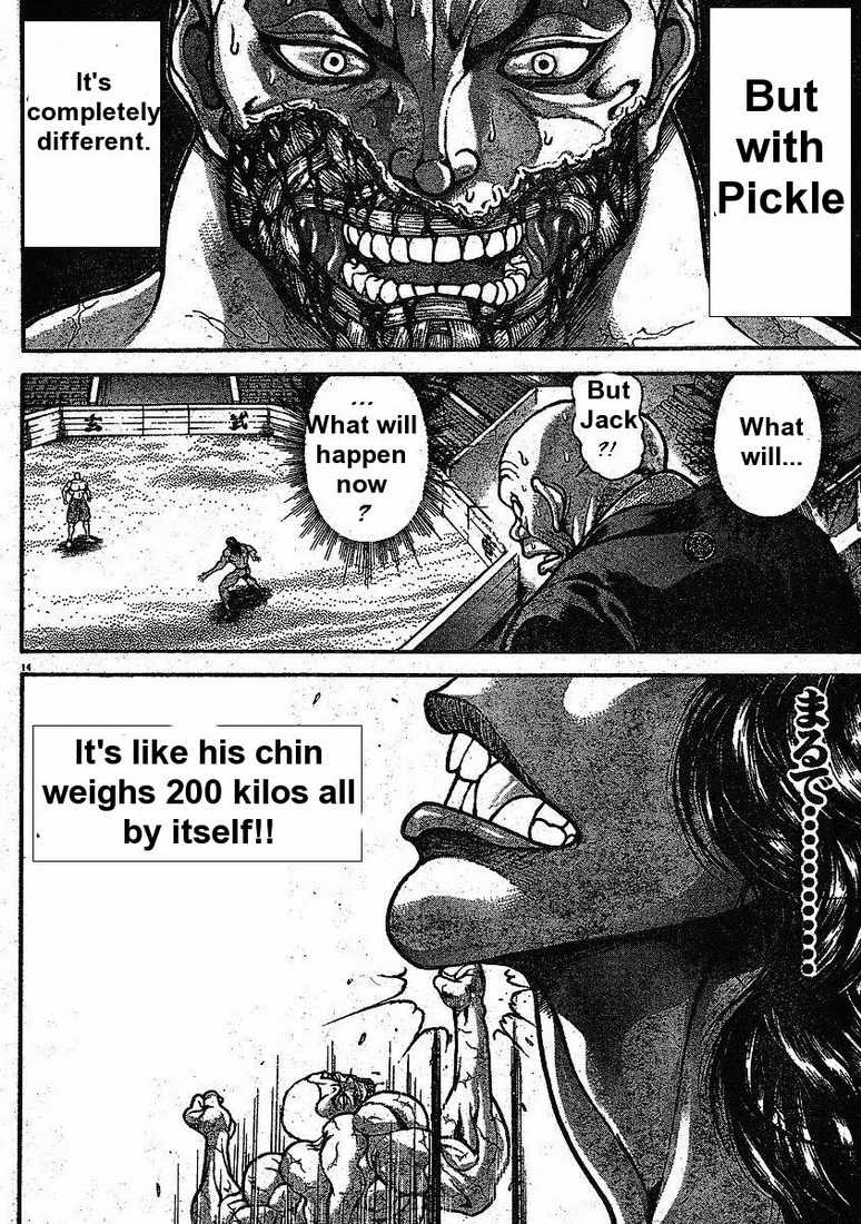 Hanma Baki Chapter 18.142 page 14 - Vol.18 Chapter 142: Strongest Blow