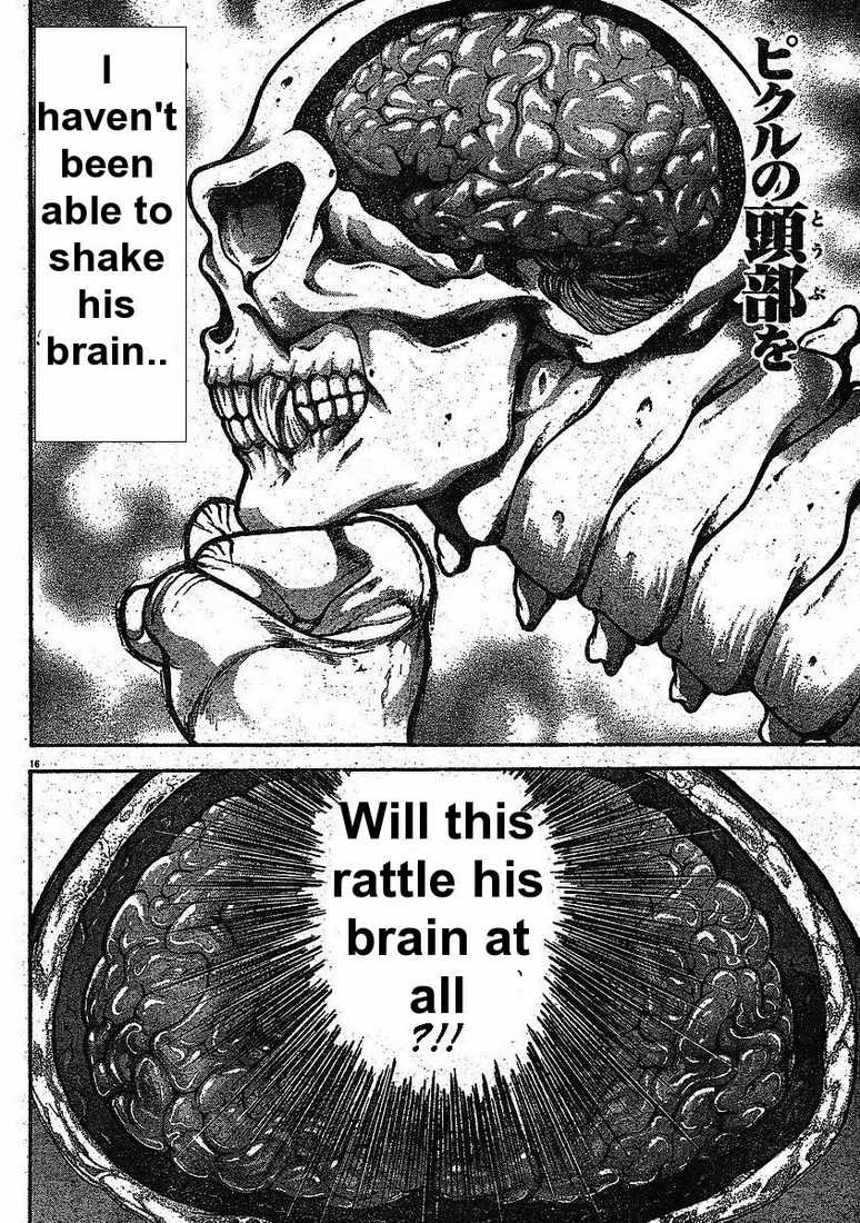 Hanma Baki Chapter 18.142 page 16 - Vol.18 Chapter 142: Strongest Blow