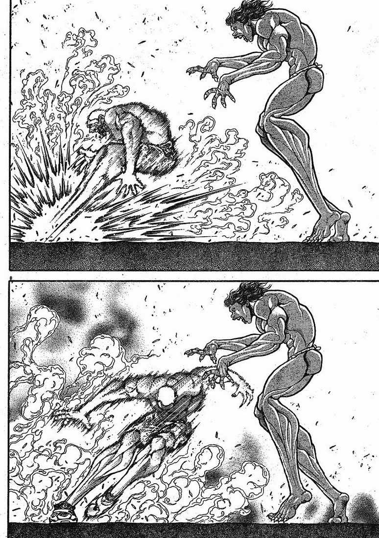 Hanma Baki Chapter 18.142 page 8 - Vol.18 Chapter 142: Strongest Blow
