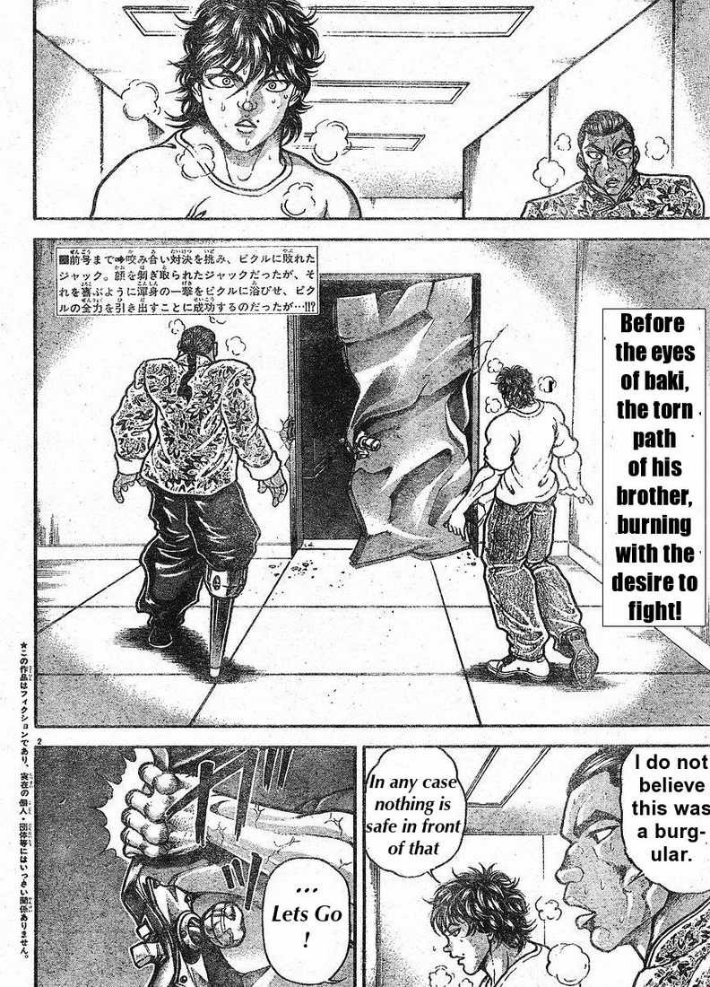 Hanma Baki Chapter 18.143 page 2 - Vol.18 Chapter 143: Feeling