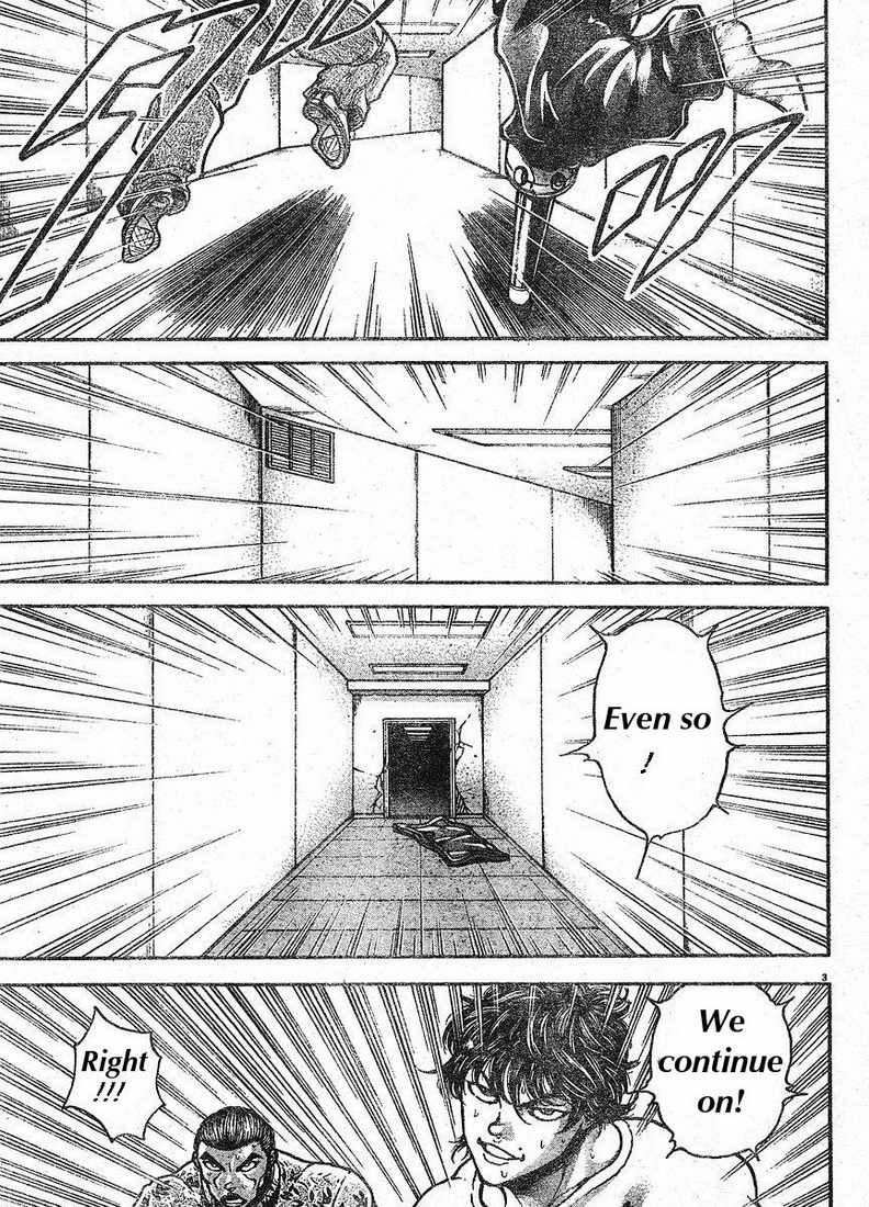 Hanma Baki Chapter 18.143 page 3 - Vol.18 Chapter 143: Feeling