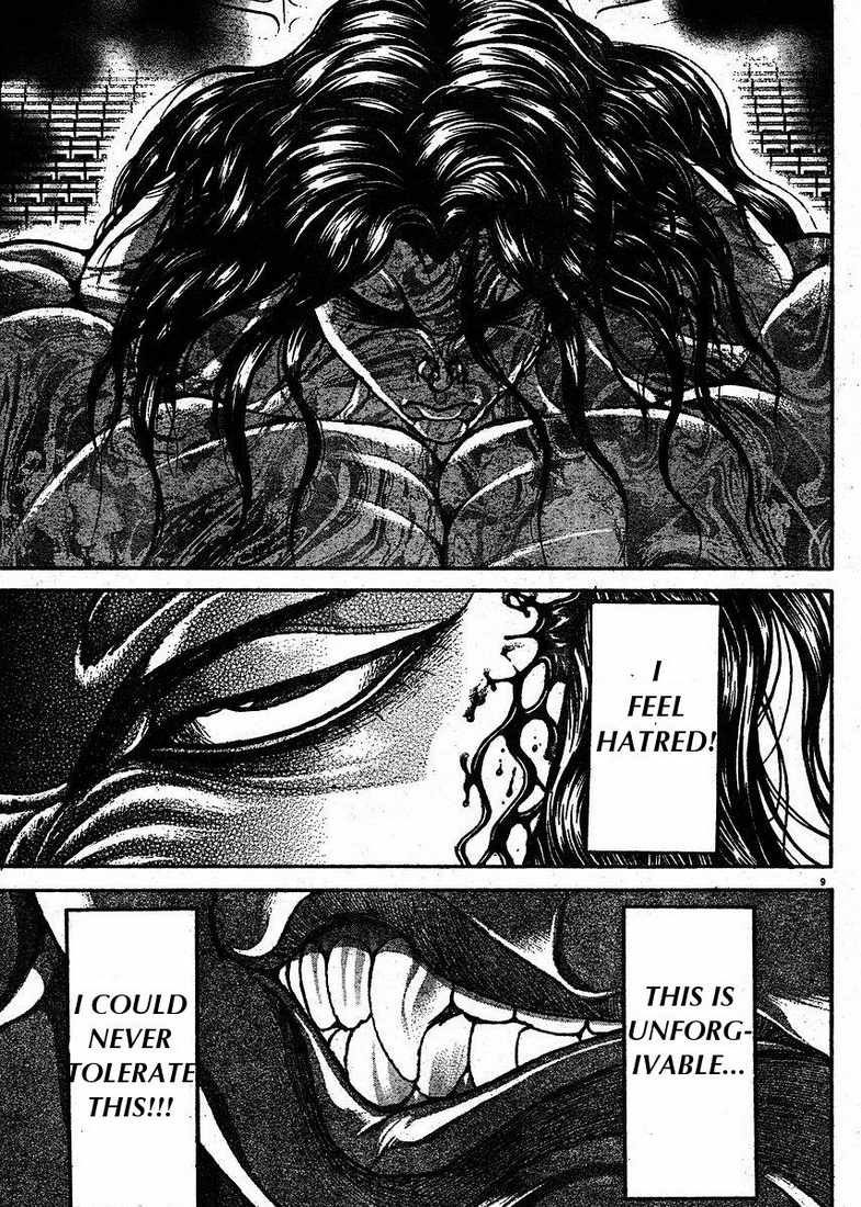 Hanma Baki Chapter 18.145 page 10 - Vol.18 Chapter 145: Flexibility