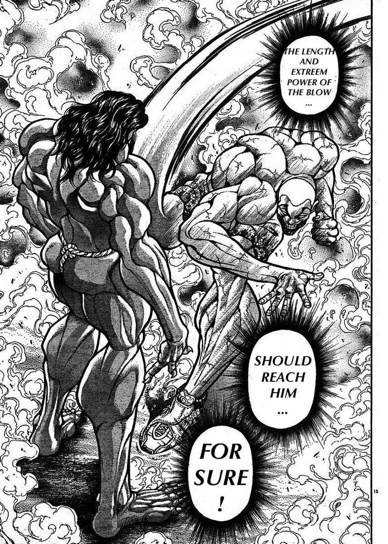 Hanma Baki Chapter 18.145 page 16 - Vol.18 Chapter 145: Flexibility