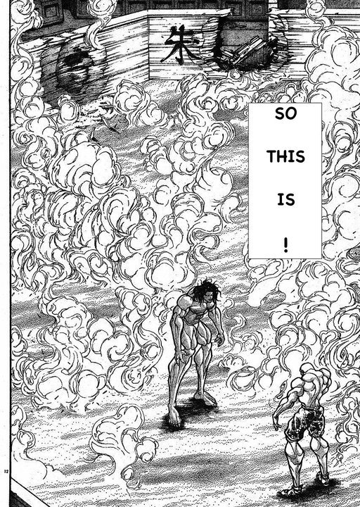Hanma Baki Chapter 18.146 page 12 - Vol.18 Chapter 146: Reflexes