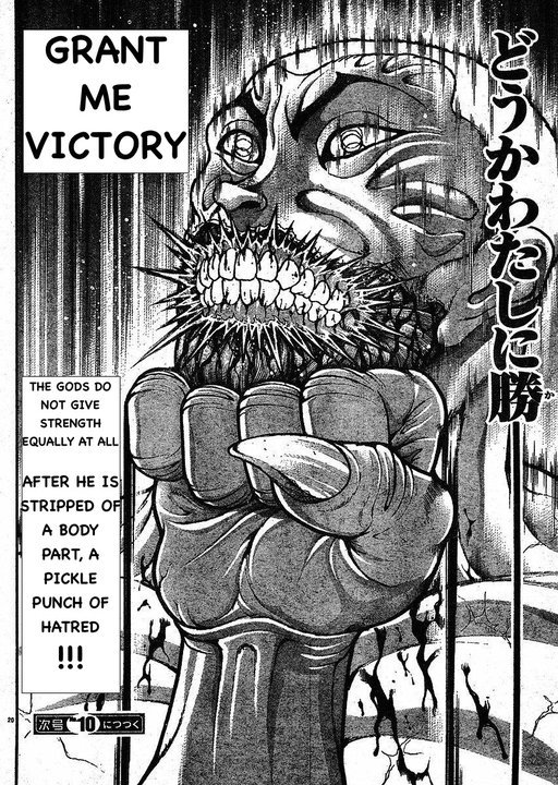 Hanma Baki Chapter 18.146 page 20 - Vol.18 Chapter 146: Reflexes