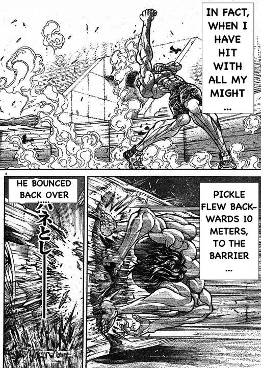 Hanma Baki Chapter 18.146 page 6 - Vol.18 Chapter 146: Reflexes
