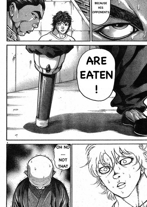 Hanma Baki Chapter 18.148 page 6 - Vol.18 Chapter 148: Vision