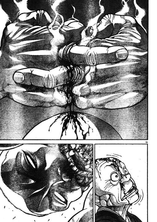 Hanma Baki Chapter 18.149 page 15 - Vol.18 Chapter 149: Sting of a Bee