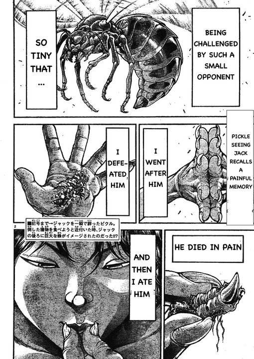 Hanma Baki Chapter 18.149 page 2 - Vol.18 Chapter 149: Sting of a Bee