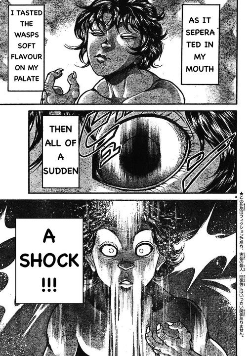 Hanma Baki Chapter 18.149 page 3 - Vol.18 Chapter 149: Sting of a Bee