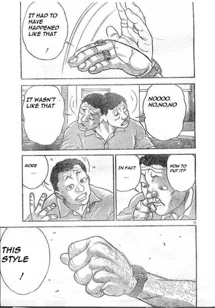 Hanma Baki Chapter 19.152 page 13 - Vol.19 Chapter 152: Shall Let the Greed of Their Own