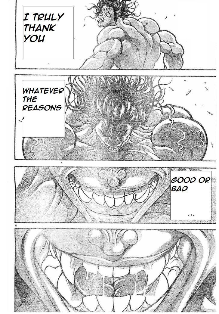 Hanma Baki Chapter 19.152 page 6 - Vol.19 Chapter 152: Shall Let the Greed of Their Own