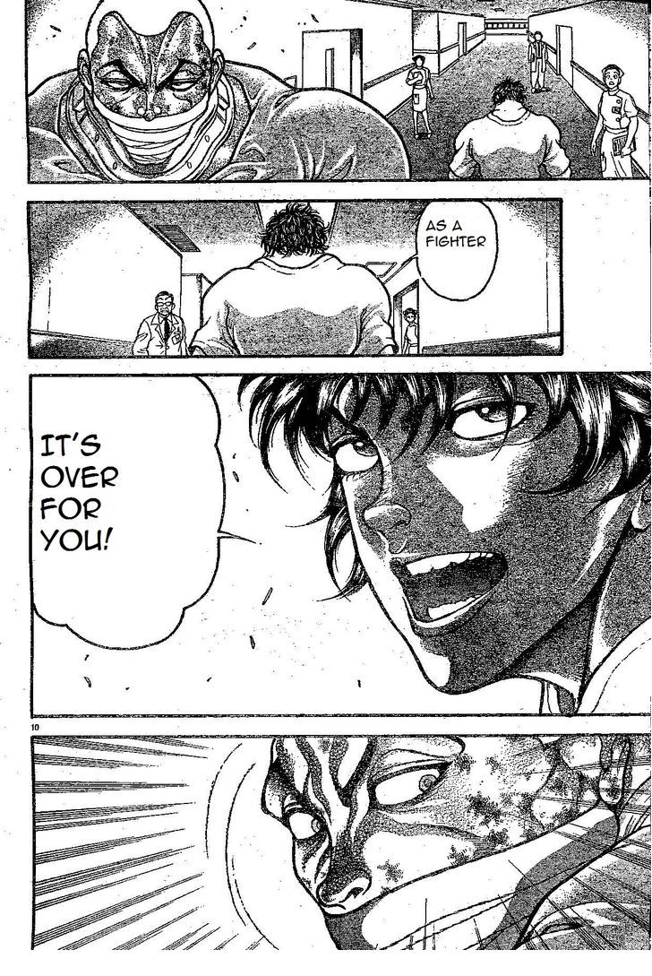 Hanma Baki Vol.19 Chapter 153 page 10 - Vol.19 Chapter 153: Early Sacrifice
